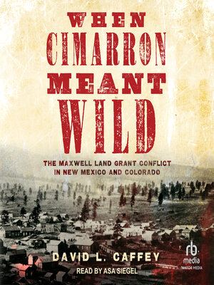cover image of When Cimarron Meant Wild